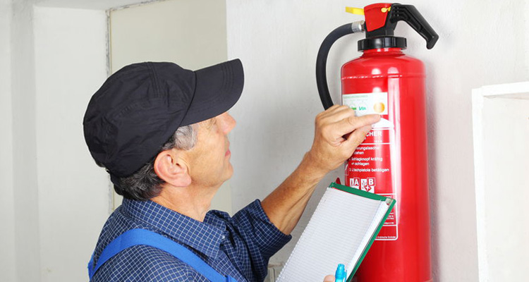 Inspection of fire extinguisher seals